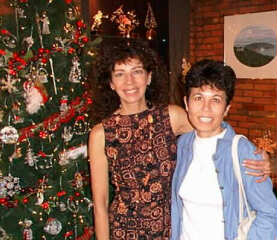 World Famous Glass blowers Wife on the left, daughter in law right.